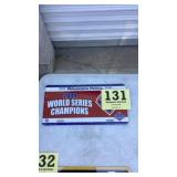 Metal license plate
