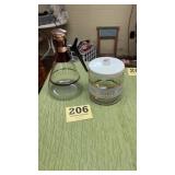 MCM Carafe and Cookie jar