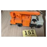 Vintage plastic toy truck bank from PP&L company