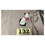 Vintage cast-iron cat bank