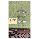 Lot of 3 Vintage Eyeglasses