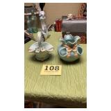 Lot of 2 Ceramic Vases