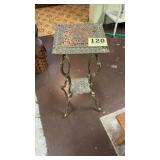 Ornate Cast metal stand