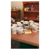 Lot of coffee mugs