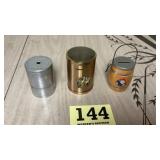 Lot of three vintage still banks