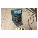 Vintage tin still Bank made in Hong Kong