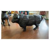 Bull cast iron bank