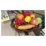Vintage decorative fruit table display