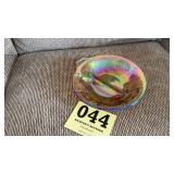 Carnival glass bowl