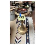 Vintage Metal Pedestal Ashtray