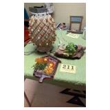 Lot of MCM Decorations and lamp