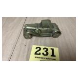 Vintage metal toy Duesenberg model coin bank