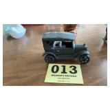 Antique car cast iron bank
