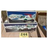 1994 and 2002 toy advertising has trucks with the