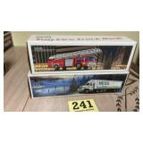 Two toy advertising he trucks from 1986 and 1987