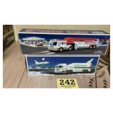 1999 in year 2000 advertising toy Hess trucks in