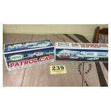 1992 and 1993 toy Hess trucks in original boxes
