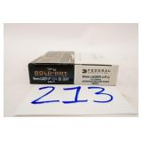 SPEER GOLD DOT 9MM 124GR +P (50RDS)/ FEDERAL JHP