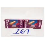 FIOCCHI 9MM LUGER FMJ 115GR 2 BOXES(100 RNDS)
