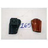 LOT OF 2 FULL SIZE PISTOL HOLSTERS