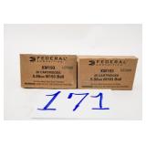 FEDERAL 5.56MM M193 BALL 2 BOXES(40 RNDS)