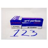 PPU 30 CARBINE 2 BOXES(100 RNDS)