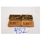 VINTAGE 45 COLT AUTO BOXES WITH AMMO