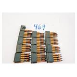 96 RNDS OF 30-06 BLACK TIP AP LOADED IN 12