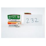 REMINGTON 380 AUTO 95GR 50 RNDS + WINCHESTER 380