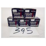 FIOCCHIE 7.62X39 124 GR FMJ 5 BOXES(100 RNDS)