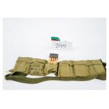 BANDOLEER WITH LOADED EN BLOC M1 GARAND CLIPS