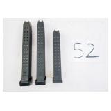 GLOCK 9MM DOUBLE STACK MAGS 24 RND / 33RND X2