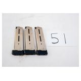 WILSON COMBAT 1911 MAGAZINES X3
