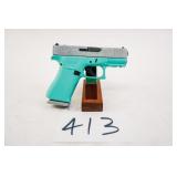 USED GLOCK 43X 9MM "GLITTER GLOCK"