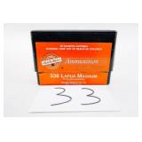 BLACK HILLS 338 LAPUA MAGNUM 250GR SIERRA