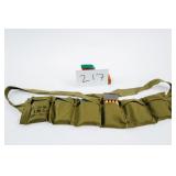 BANDOLEER WITH LOADED EN BLOC M1 GARAND CLIPS