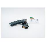 2 AK MAGAZINES WITH 7.62X39 AMMO