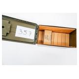 PARTIAL AMMO CAN OF OLIN CORP. 45 CAL BALL M1911