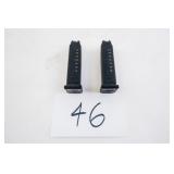 GLOCK 9MM 10RD MAGAZINES X2