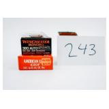 WINCHESTER BONDED 380 AUTO 95GR JHP 26 RNDS +