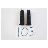 2X GLOCK 40 S&W MAGAZINES