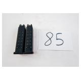 GLOCK 40 S&W MAGAZINES X2