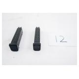 2 GLOCK 40 CAL MAGAZINES