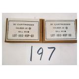 GREEK POWDER AND CARTRIDGE 30-06 .30 CAL M2 BALL