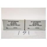 FEDERAL 45 AUTO 230GR FMJ 2 BOXES(100 RNDS)