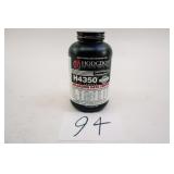 HODGDON H4350 RIFLE POWDER JUST UNDER A POUNT