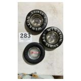 Winston Cup Series 3 Ashtrays