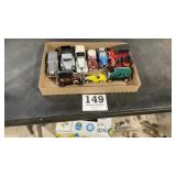 Diecast box lot of cars