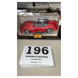 Maine dodge viper RT 124 scale diecast car