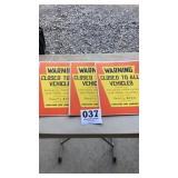 1960s Pennsylvania game commission signs